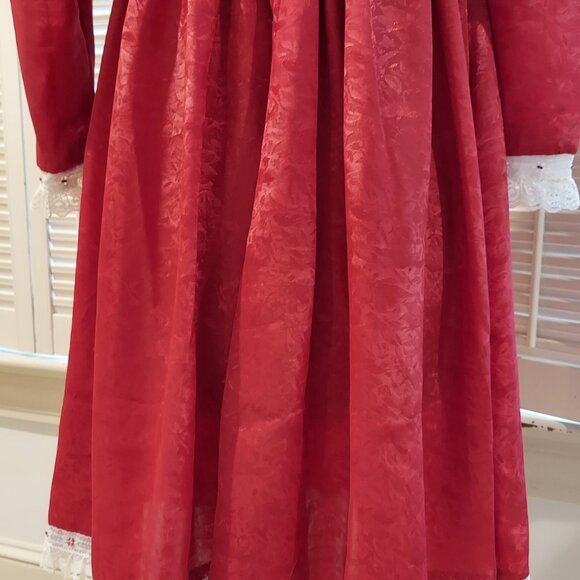 Vintage Pretty Handmade by Granny Laced & Beaded Girl's Christmas Dress - Picture 7 of 10